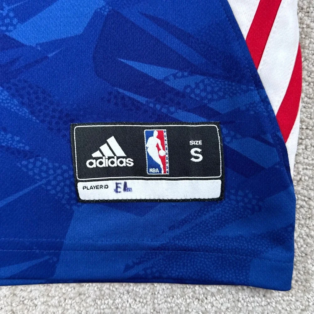 Adidas Mens Small Blue NBA All-Star East Blank Basketball Jersey